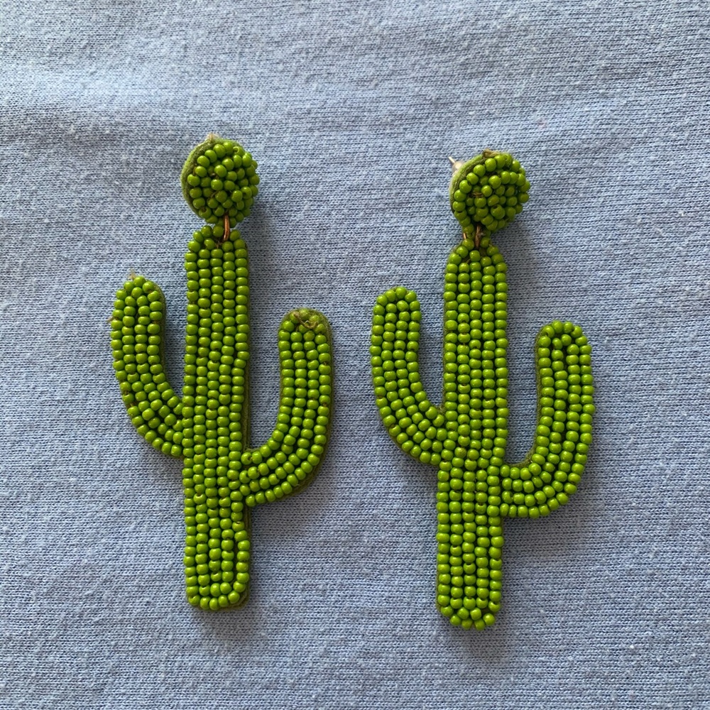 cactus earrings